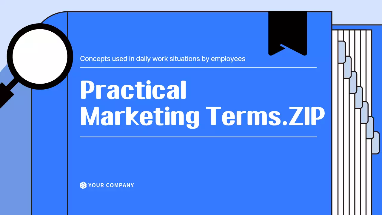 Blue Professional Marketing Guide Presentation