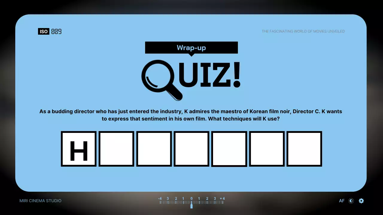 Introducing movie terms with the viewfinder theme