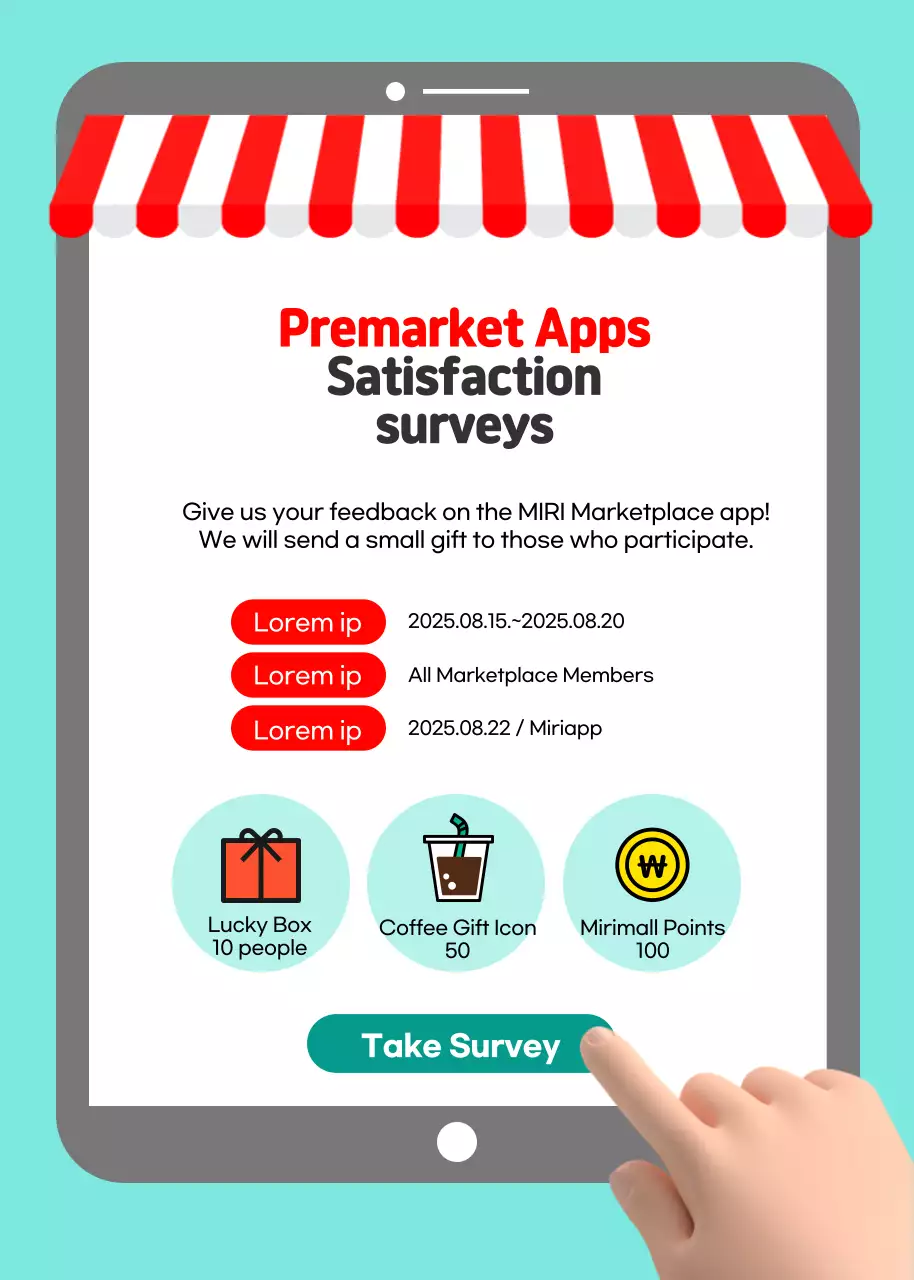 Cartaz de promoção da pesquisa Teal Modern