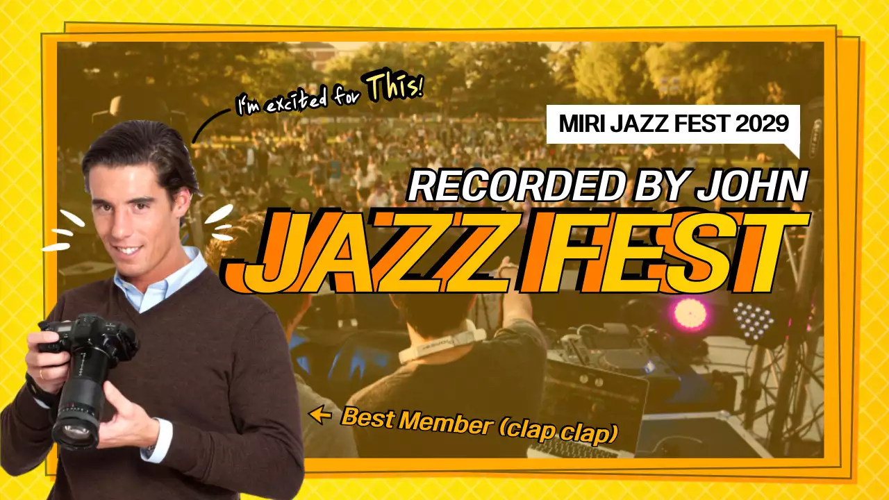 Yellow Retro Jazz Event YouTube Thumbnail