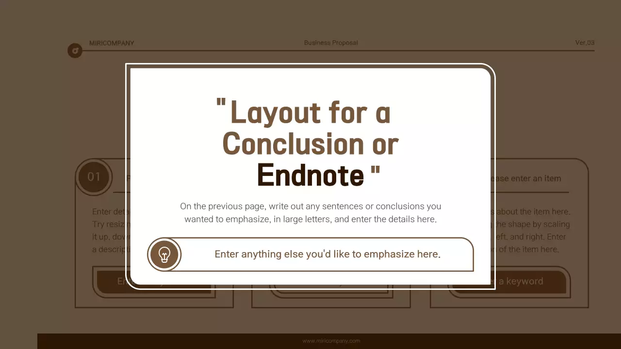 Brown Minimal Business Guide Presentation
