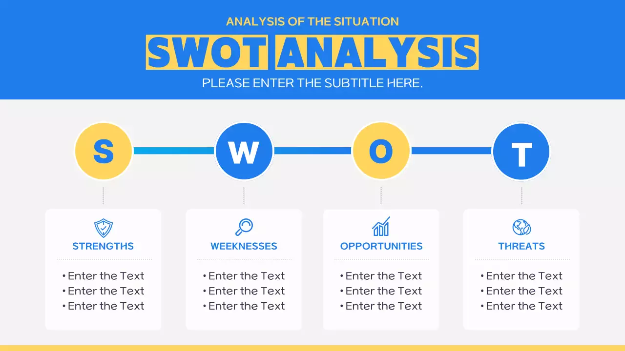 블루 모던 마케팅 계획 프레젠테이션