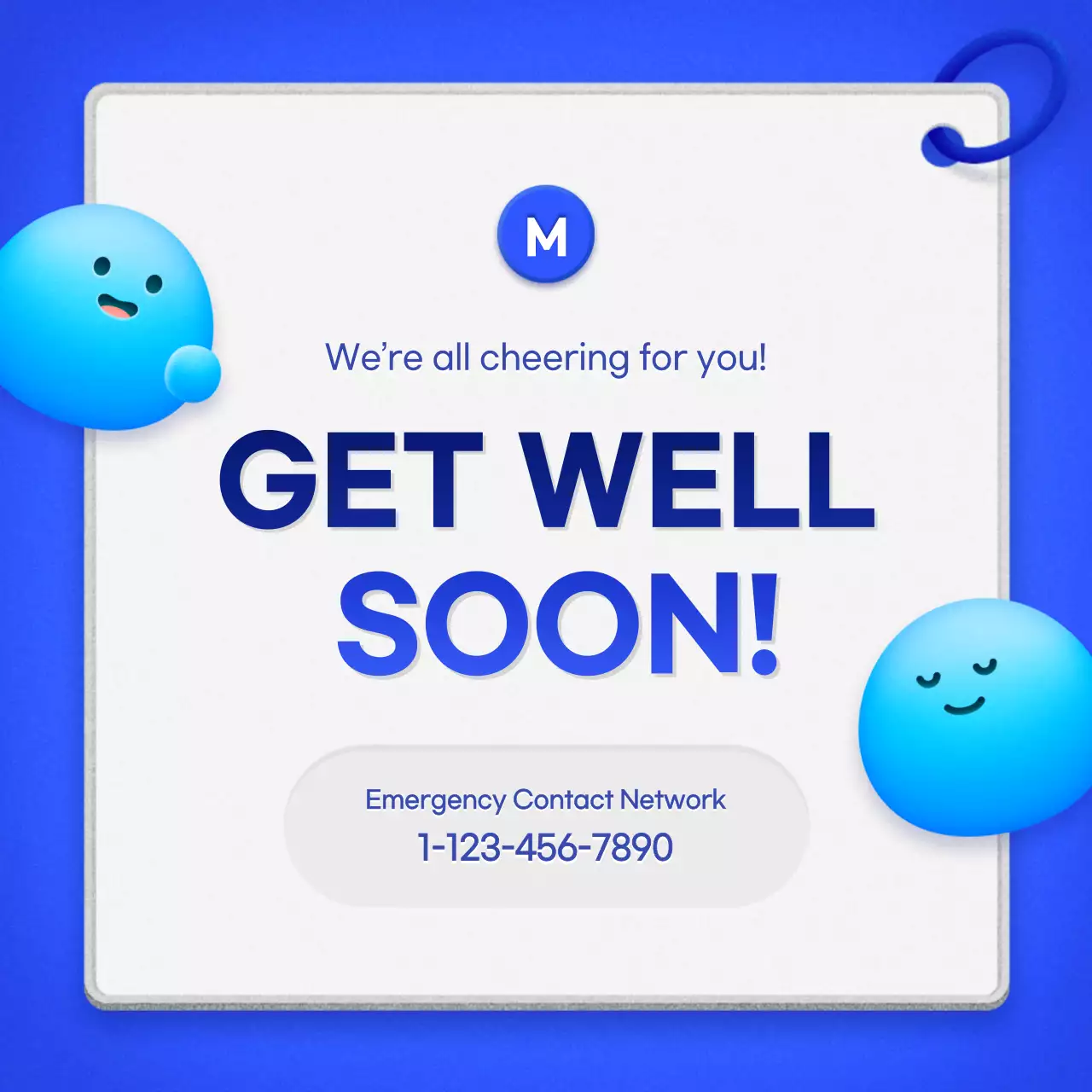 Blue Modern Covid-19 Guideline Instagram Carousel