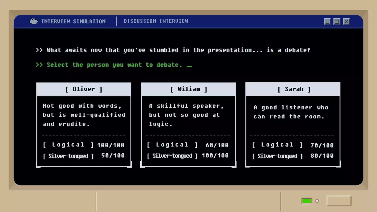 Presentasi Panduan Wawancara Black Retro