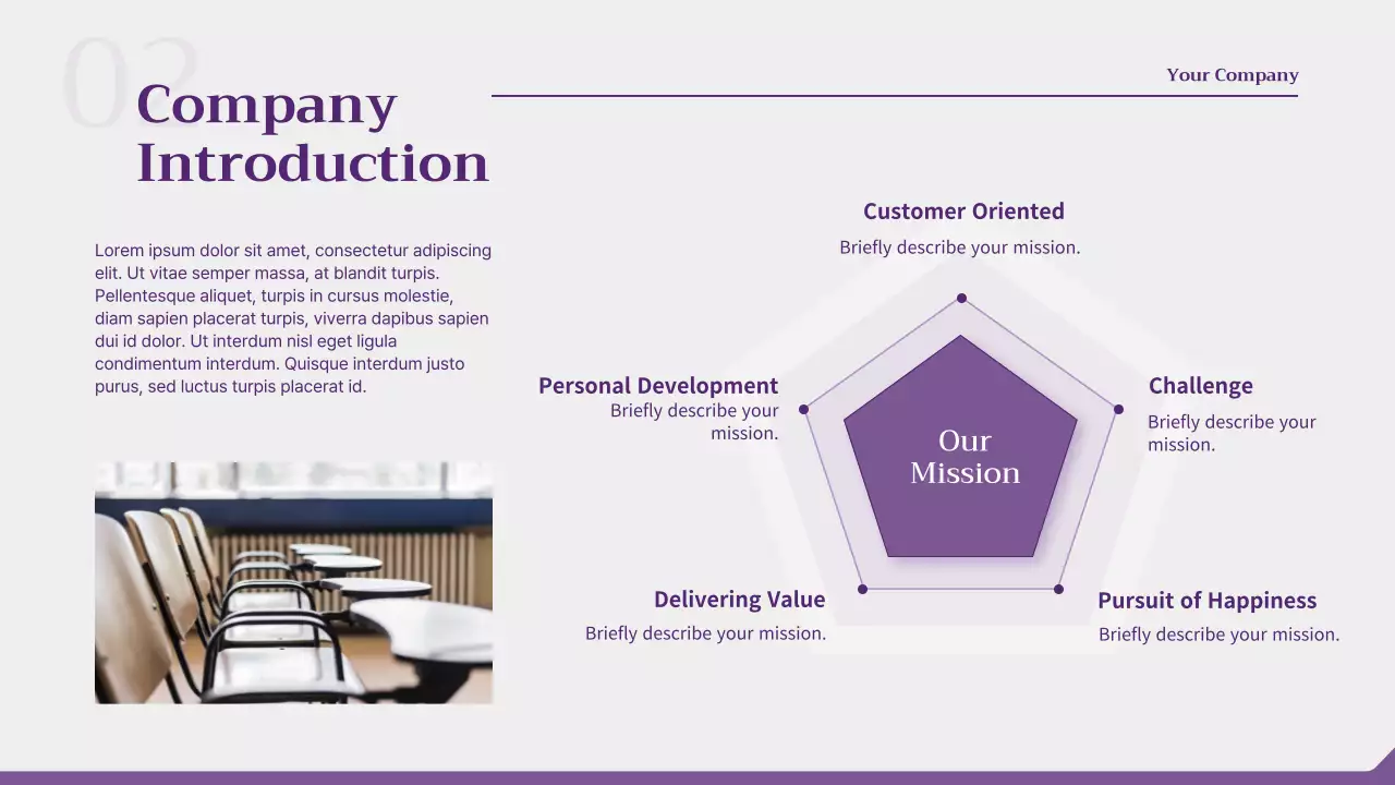 Tài liệu trình bày đề xuất lớp học hiện đại màu tím