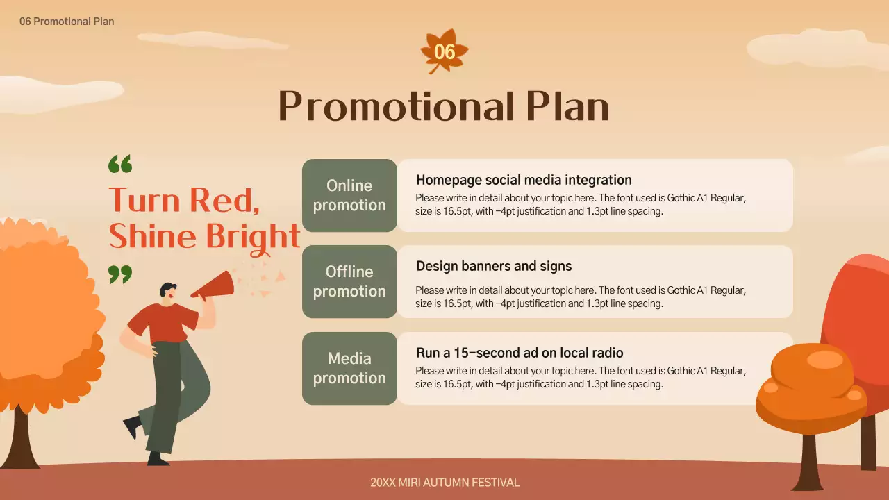 Orange Traditional Festival Guide Presentation