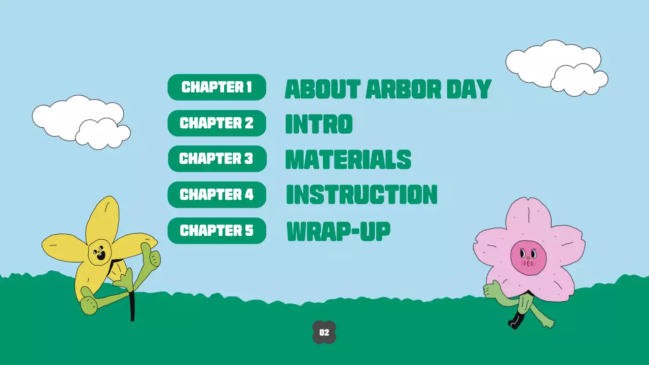 Educational resources for green and light Arbor Day events