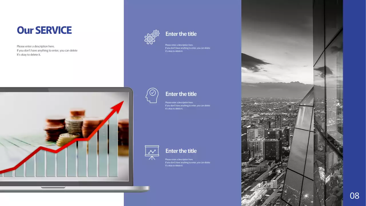 Presentasi Dokumen Profil Perusahaan Profesional Biru