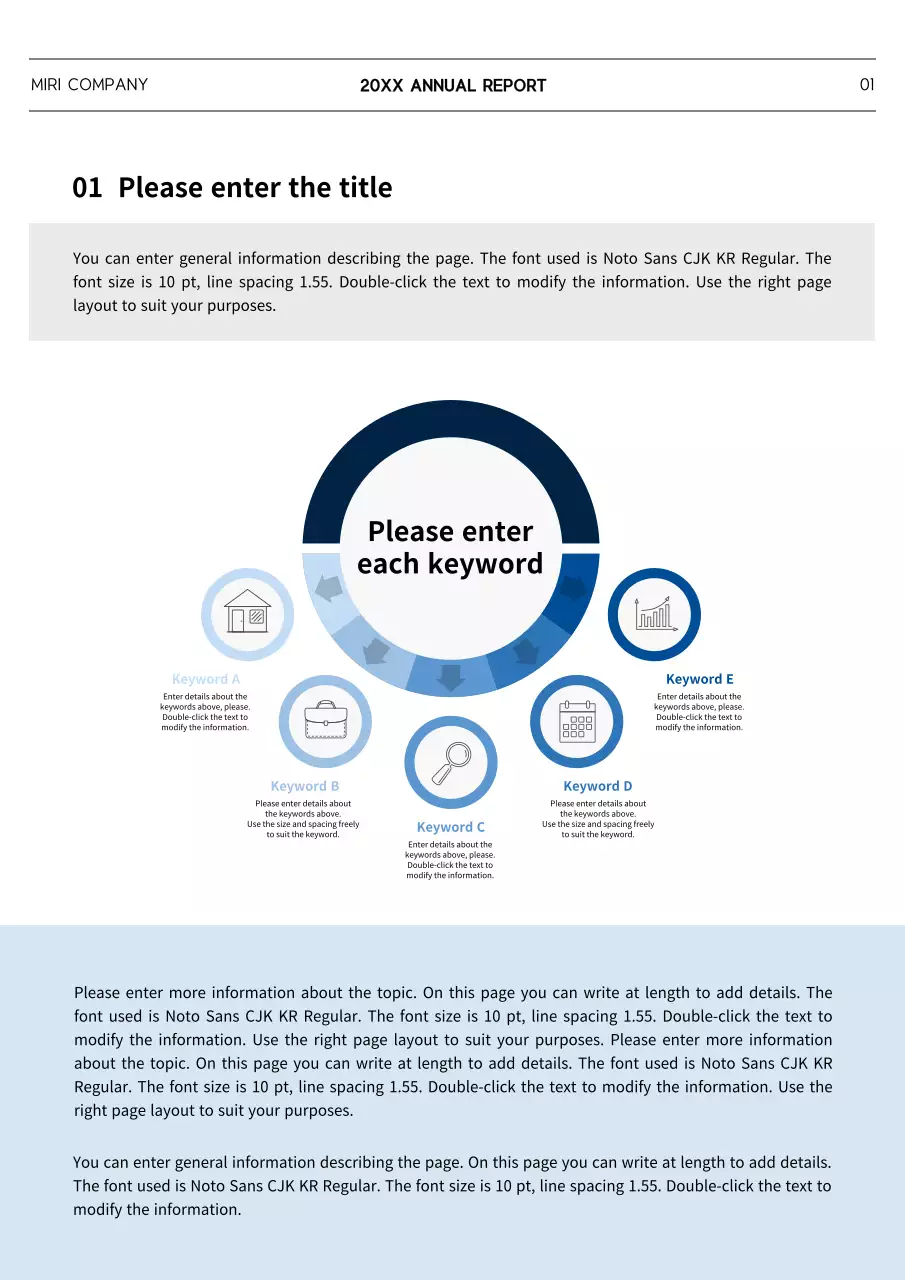 Photorealistic research reports with blue tones