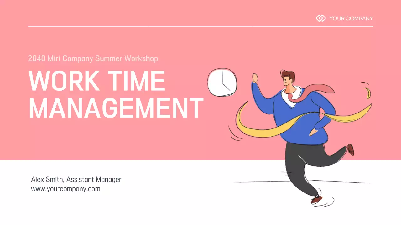 Pink Modern Workshop Guide Presentation