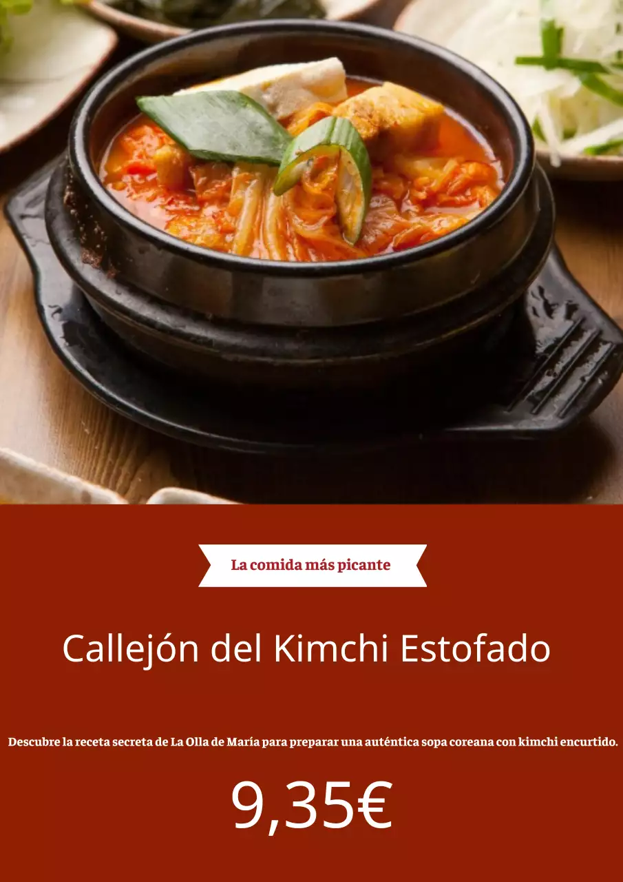 Menú Ramen comida en rojo