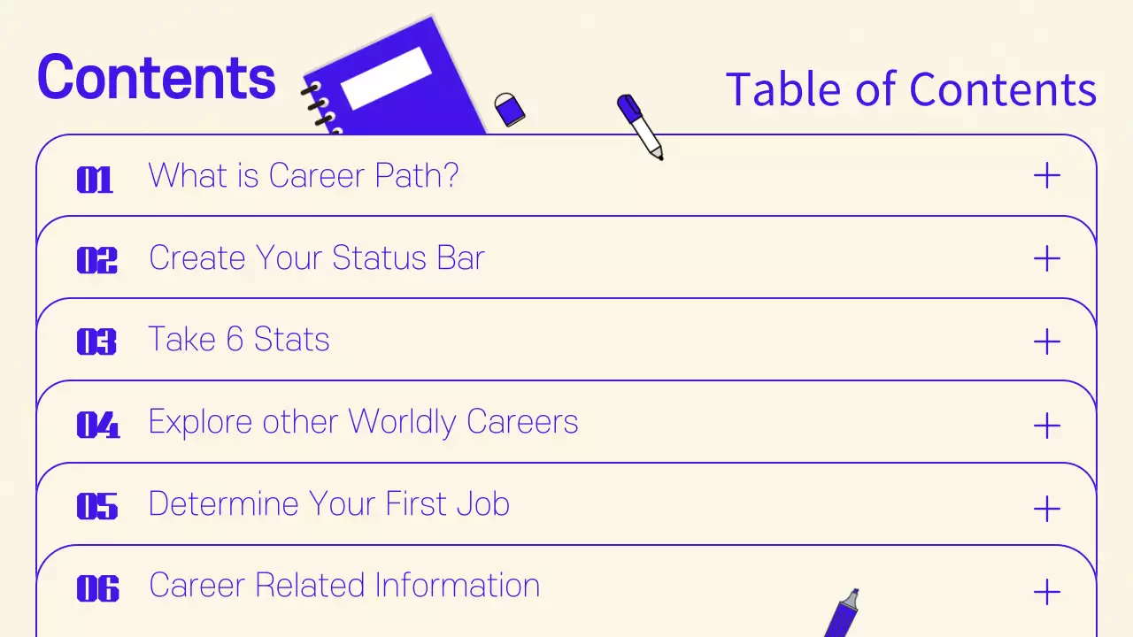 퍼플 모던 커리어 가이드 프레젠테이션