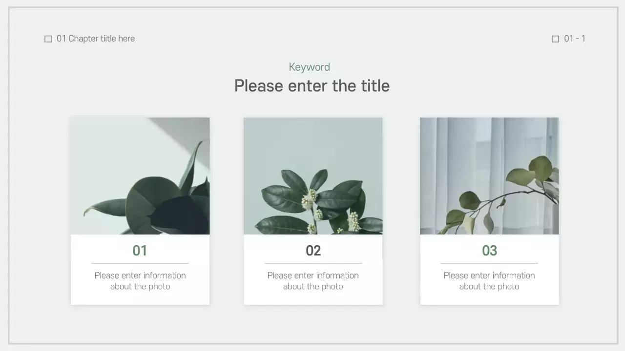 Green Minimal Nature Presentation