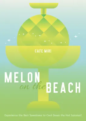 Green Modern Dessert Promotion Poster