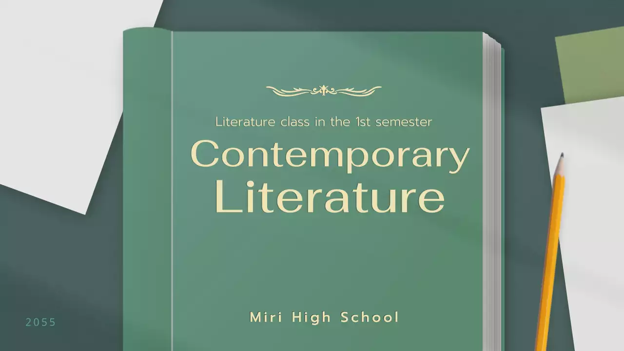 Green Classic Literature Course Presentation