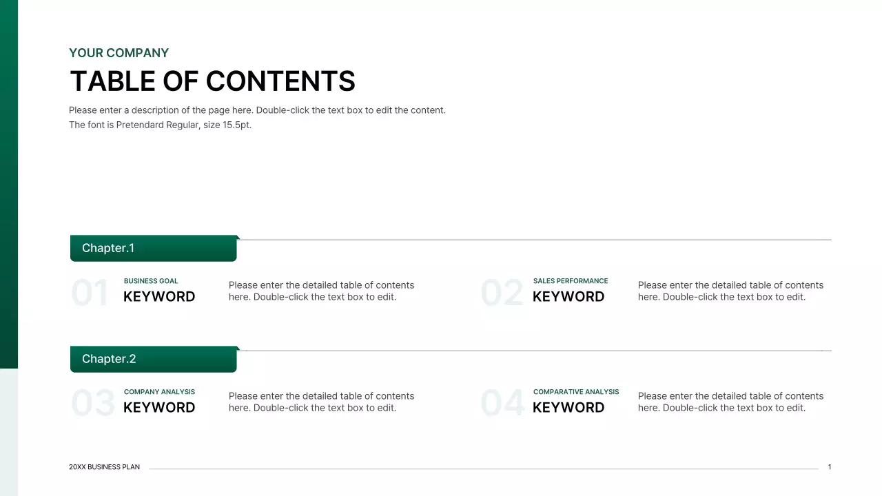 Green Modern Business Presentation