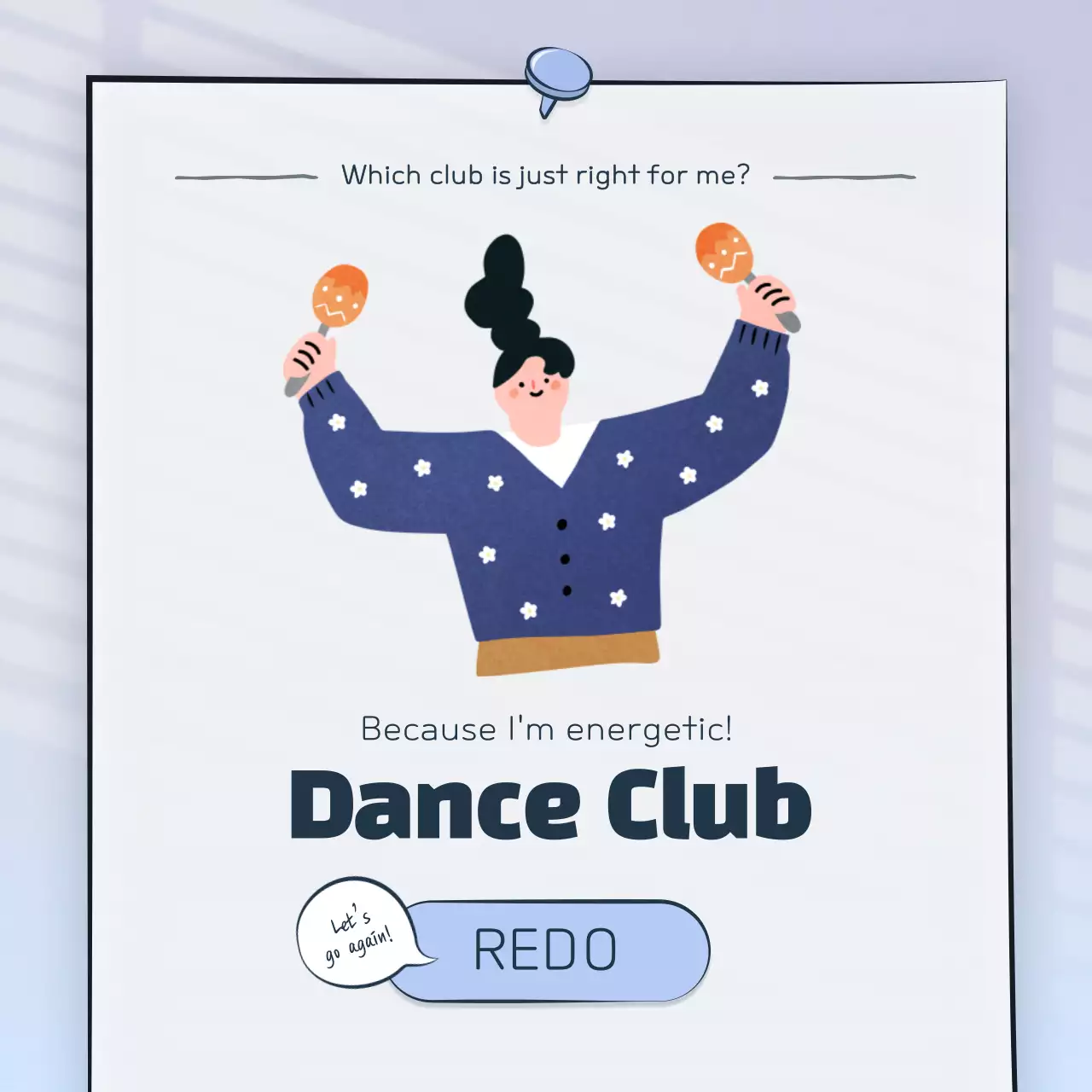 Psychometric test concept with cute illustrations