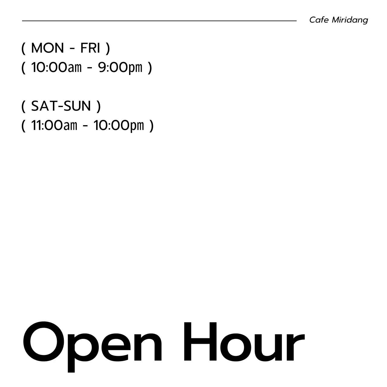 Black and white minimalist cafe bundle pack