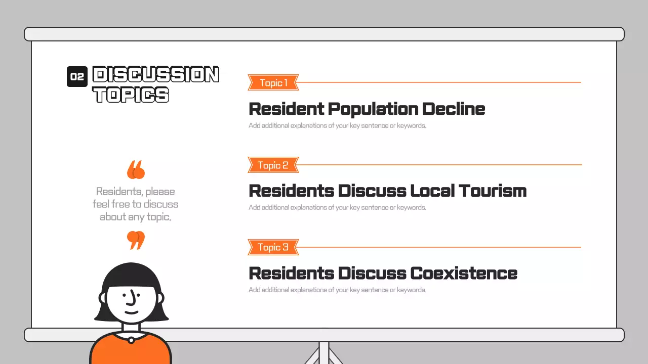 Yellow Modern Community Forum Presentation