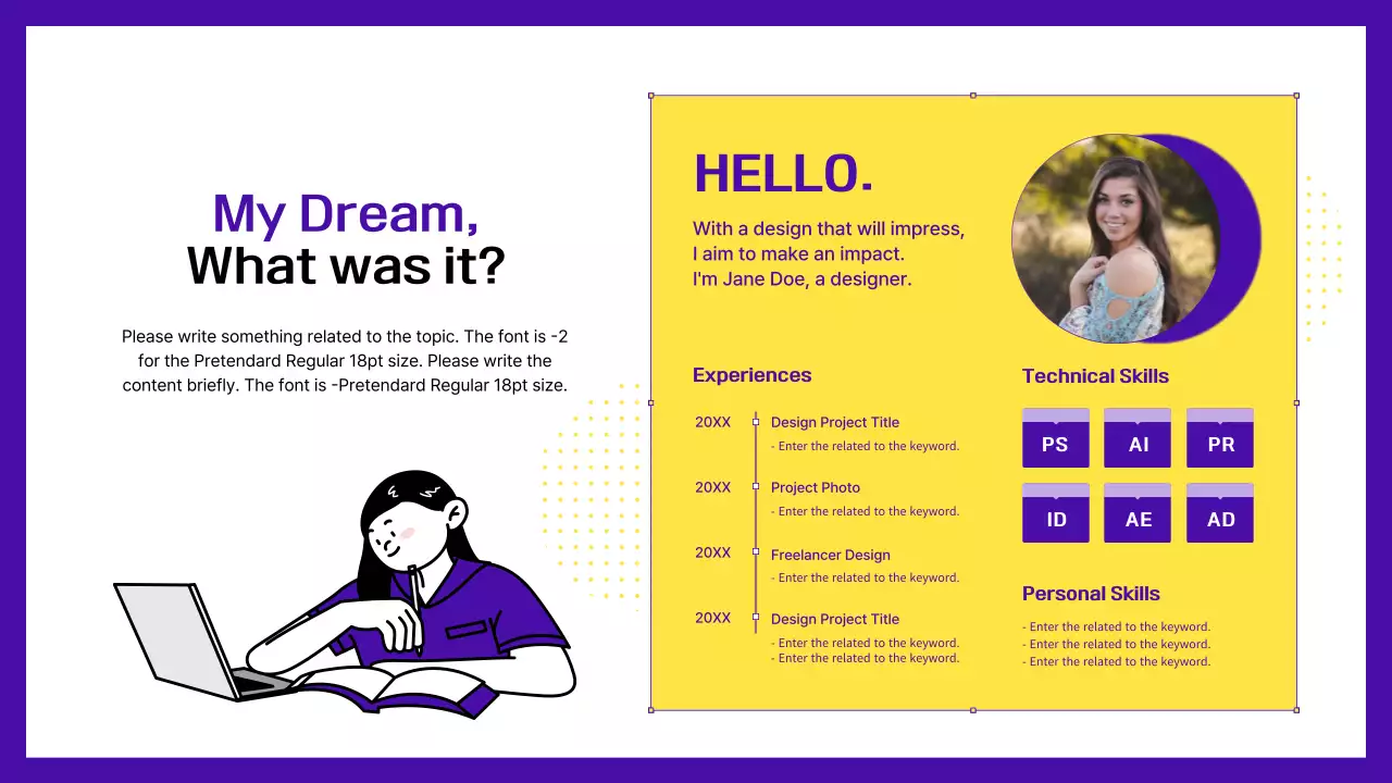 Yellow Modern Careers Lecture Presentation