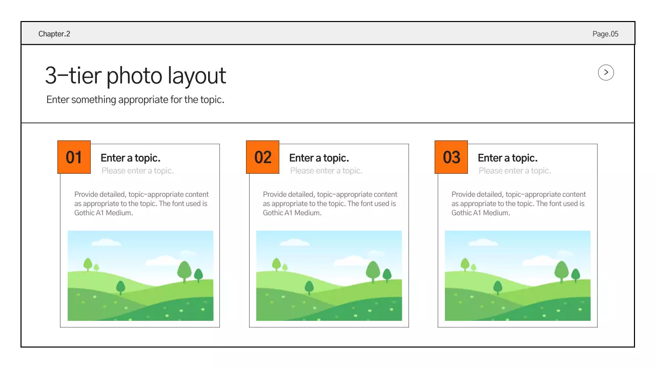 Orange Clean Business Presentation