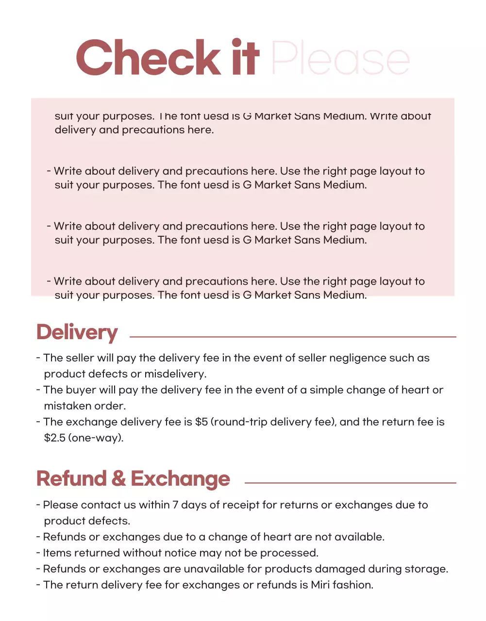 Pink Modern Fashion Promotion Poster