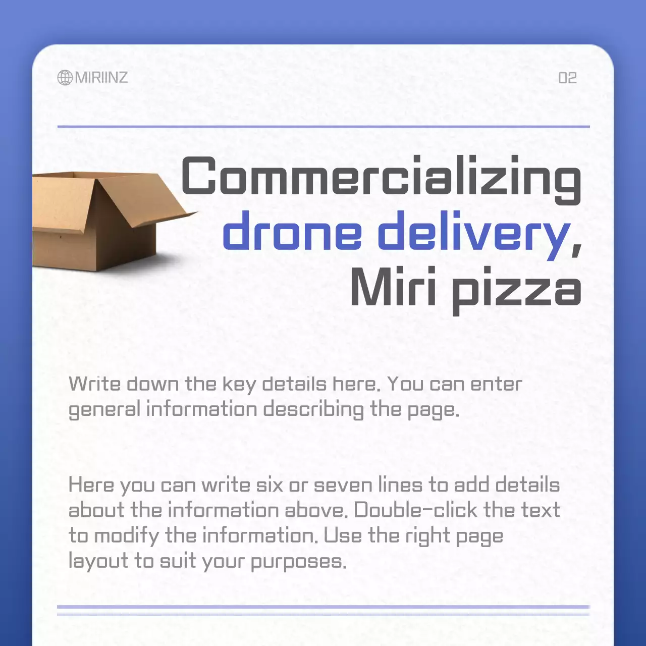 Paper Texture Card in Blue and GrayConcept NewsClipping