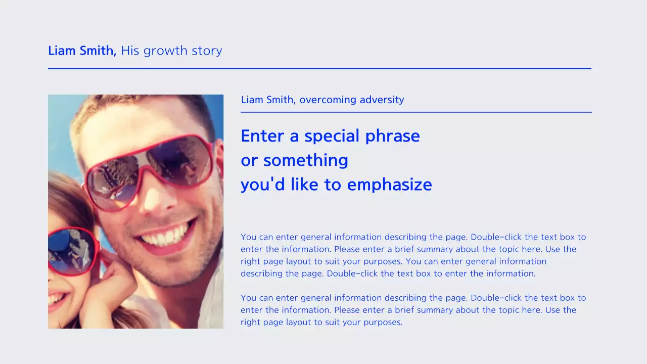 Blue Minimal Resume Presentation