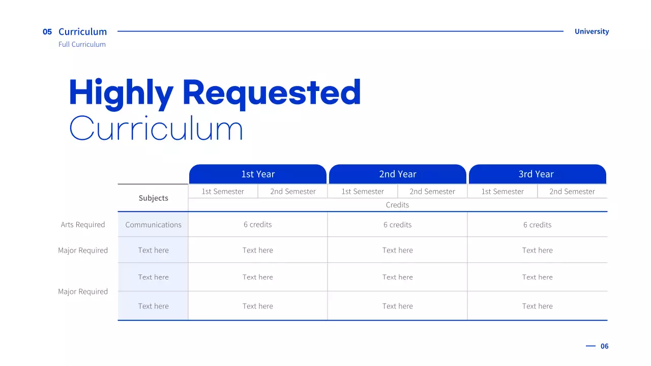 Blue Modern University Guide Presentation