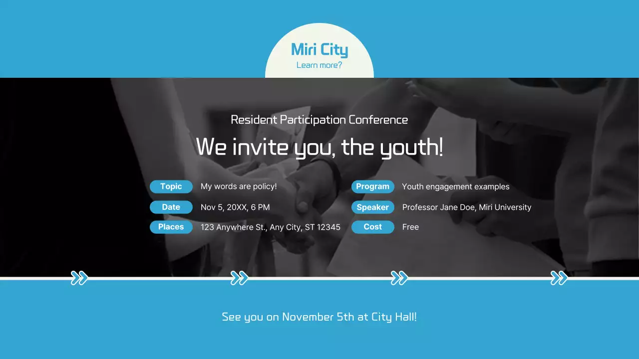 Blue Modern City Presentation