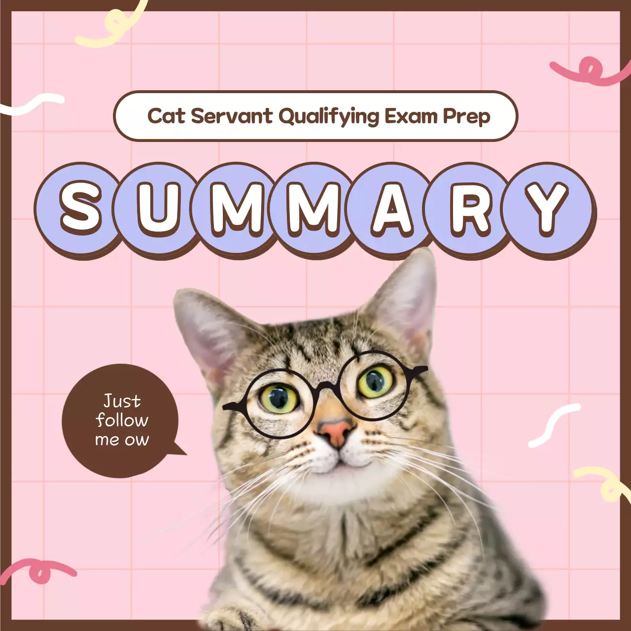 Pink Trendy Cat Guide Instagram Carousel