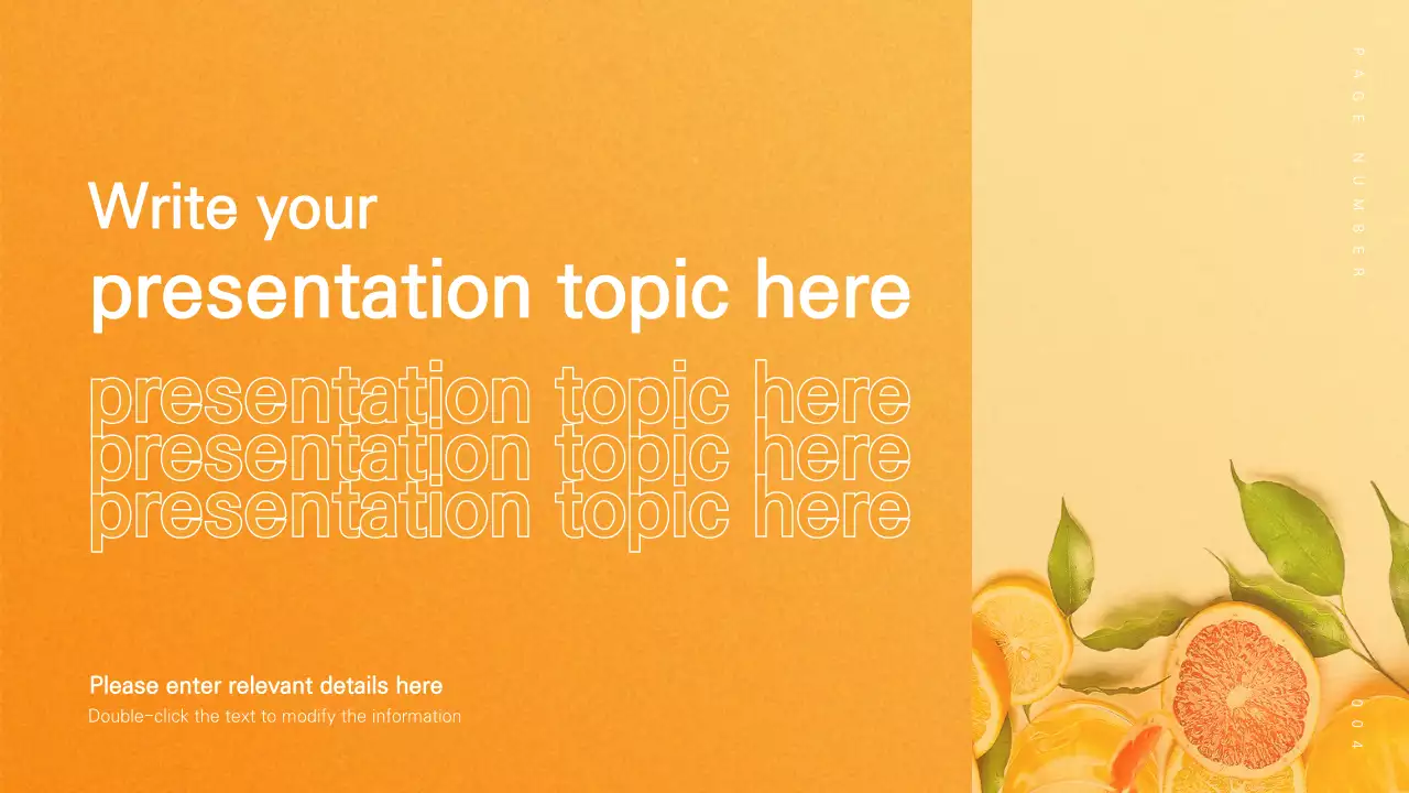 Refreshing presentations