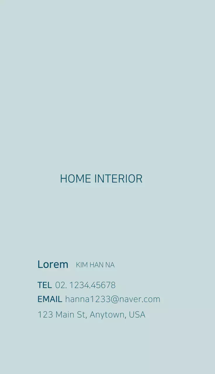 Cartão de visita interior abstrato bege