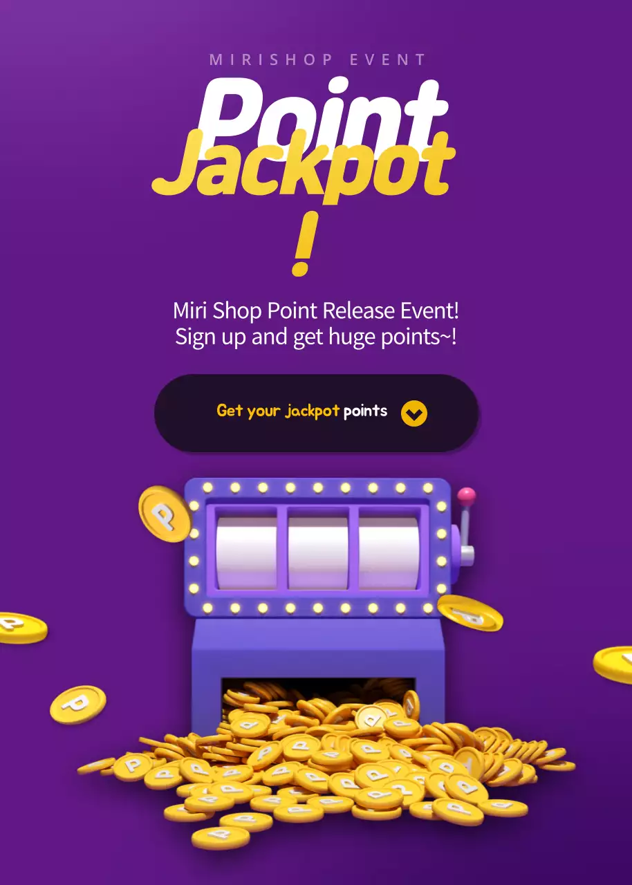 Poster Promosi Trendy Points Kuning