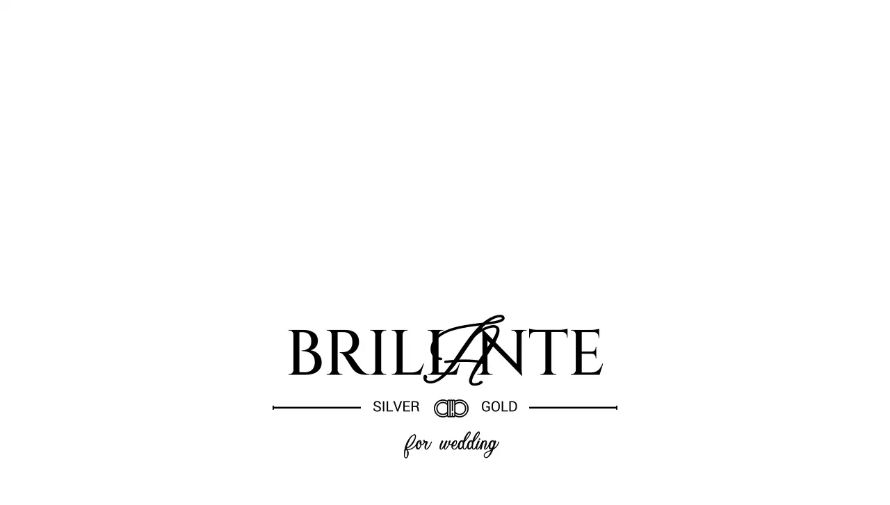 A design with a black, classy, wedding-only jewelry store logo.