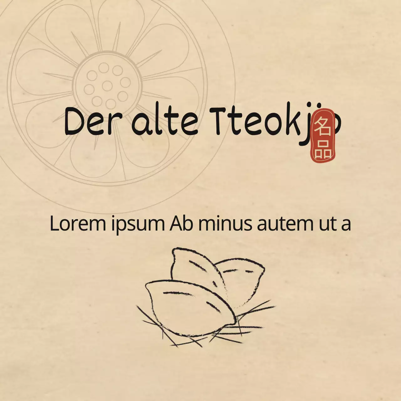 Der alte Tteokjip
