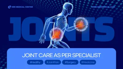 Blue Modern Healthcare Advertisement YouTube Thumbnail