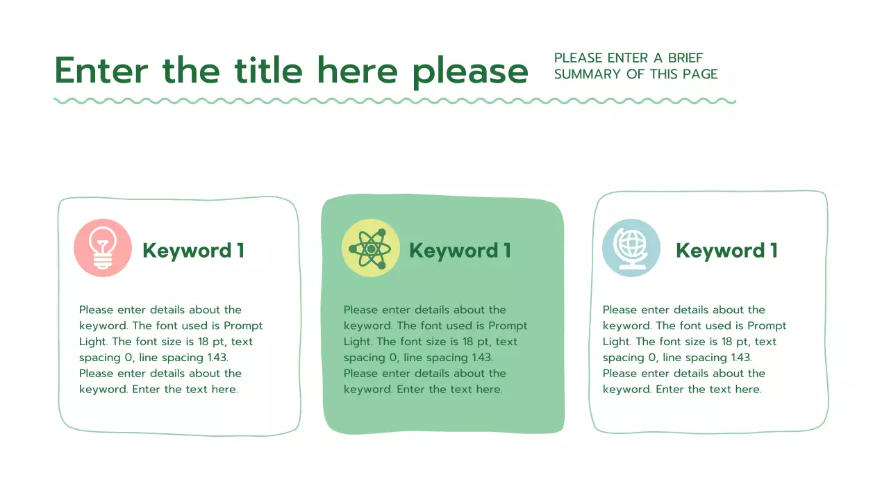 Crisp, green, rounded psychology presentations