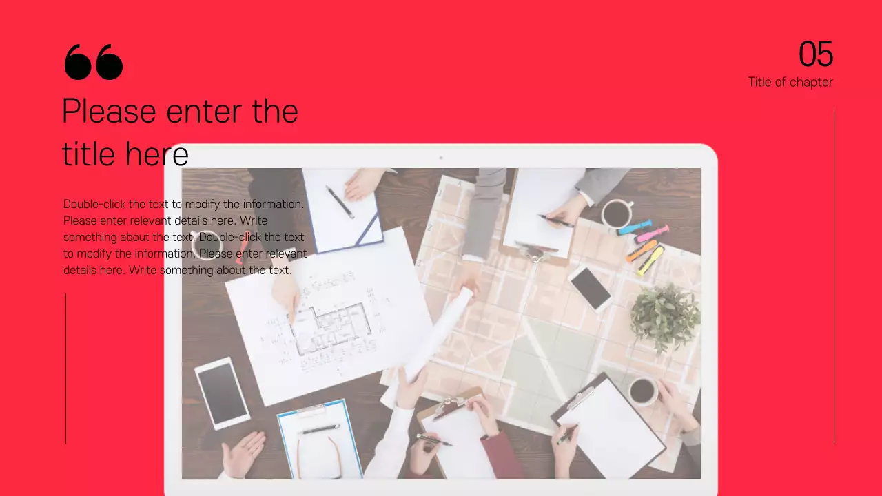 Bài thuyết trình thảo luận về tô sáng văn bản và bố cục ảnh màu đỏ