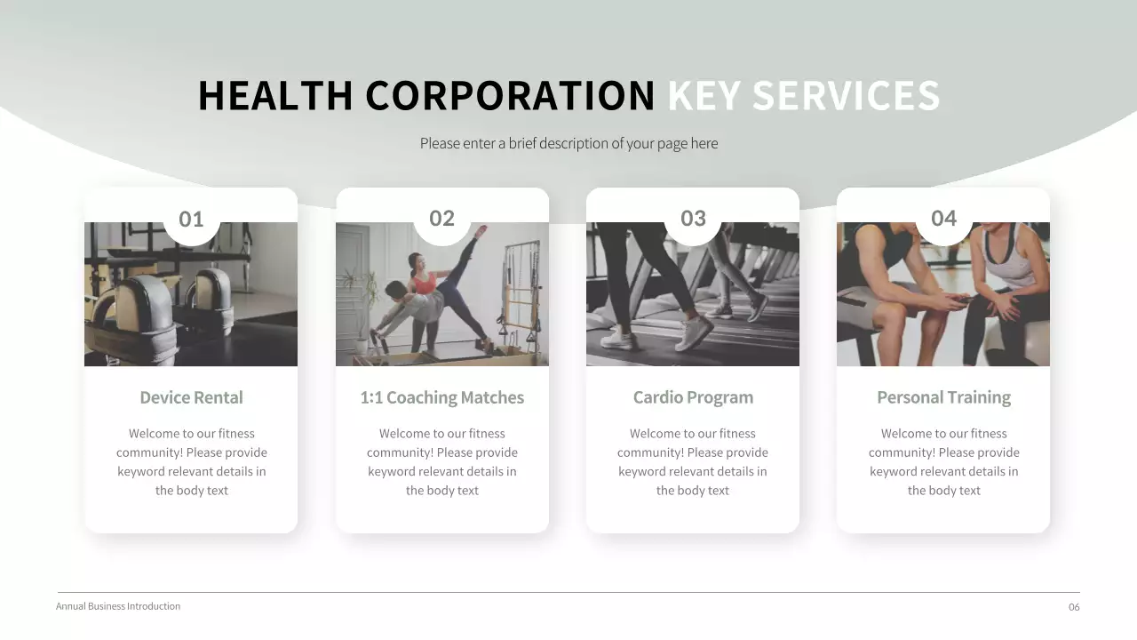 Green Modern Health Report Presentation