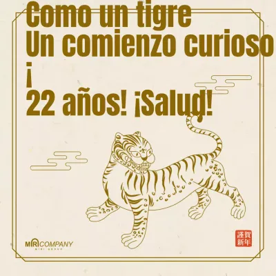 Tradicional Año del Tigre 2022 El Año del Perro