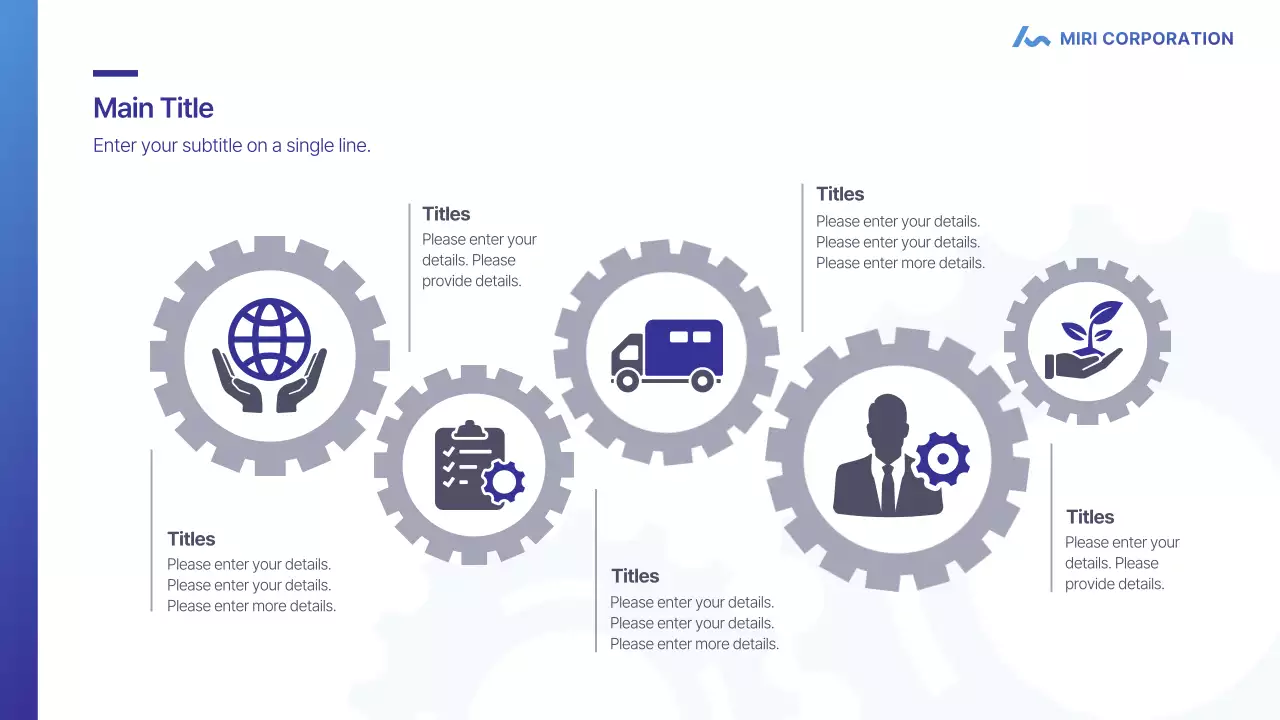 블루 프로페셔널 비즈니스 프레젠테이션