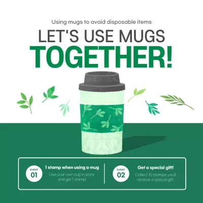 Green Modern Eco Promotion Social Media Post