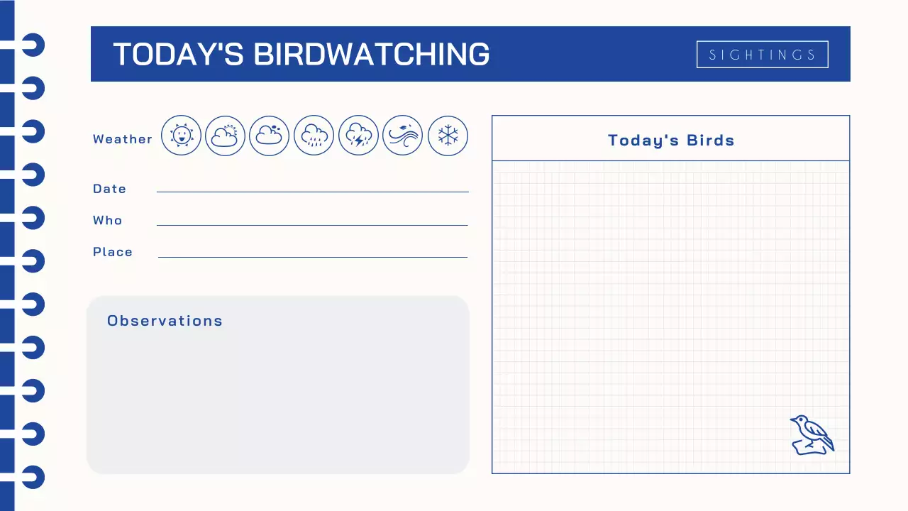 Orange and Blue Diary My Hobby Diary