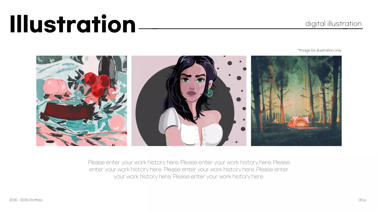 Black Minimal Design Portfolio Presentation