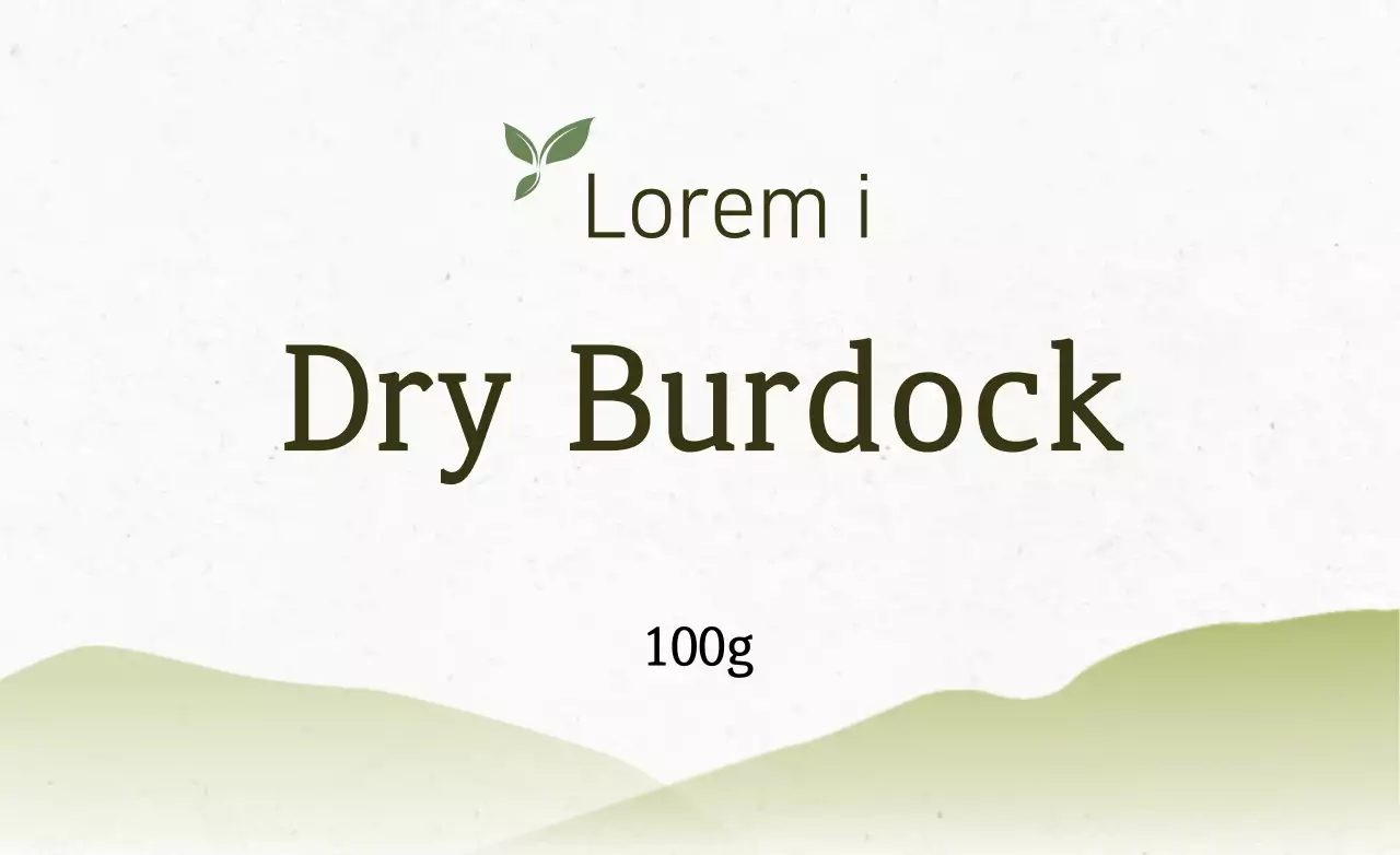 Dry Burdock