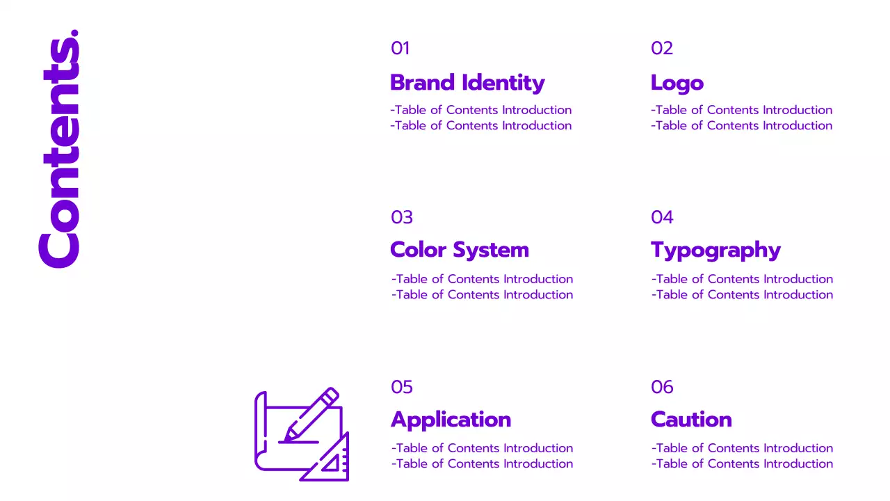 Purple Modern Brand Guideline Presentation