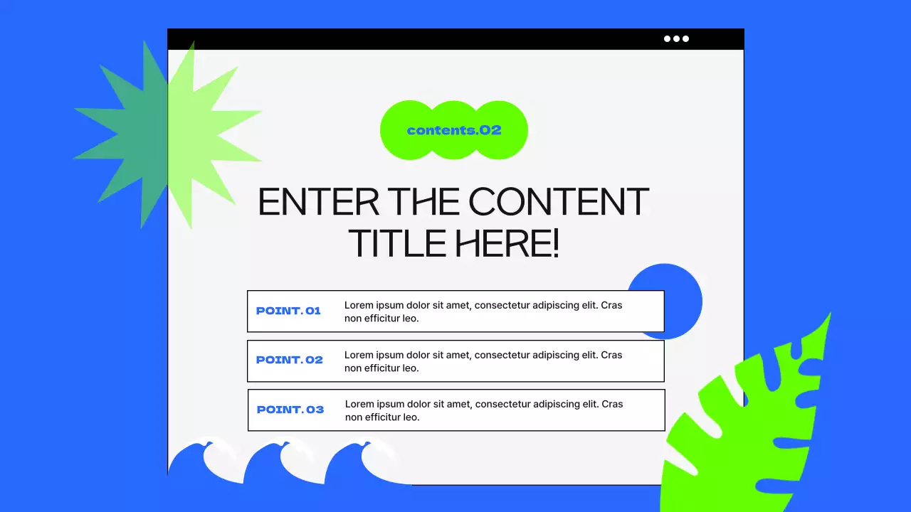 Blue Trendy Summer Promotion Presentation