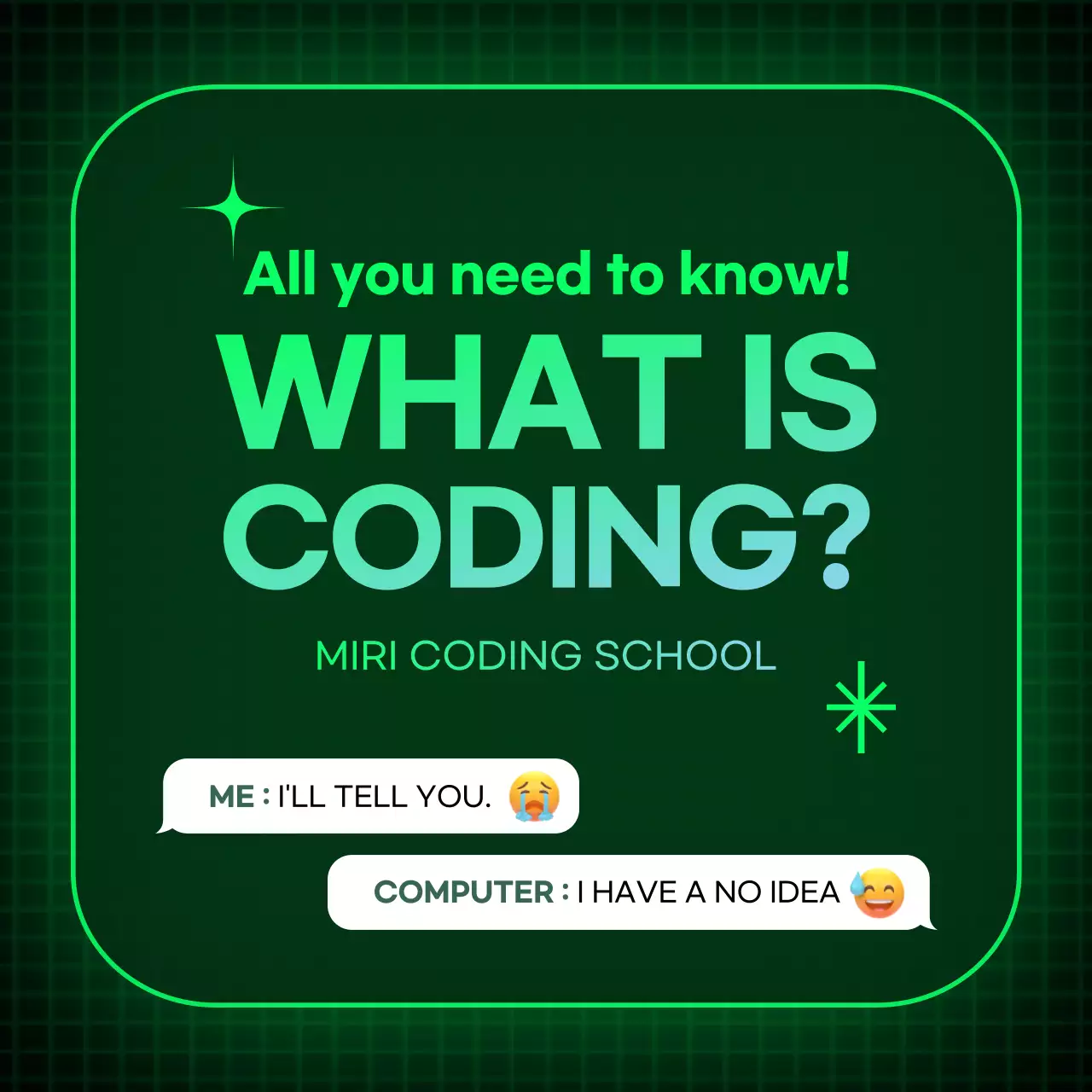 Programmer's Day card news design with a black neon sign concept