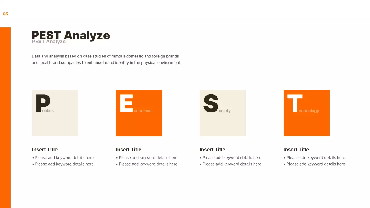Orange Professional Marketing Guide Presentation